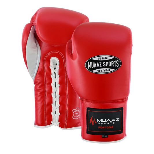 Muaaz Lace Up Training Sparring Gloves